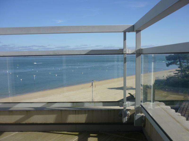 Studio avec balcon sur plage Pereire Pleine vue mer Arcachon Exterior foto