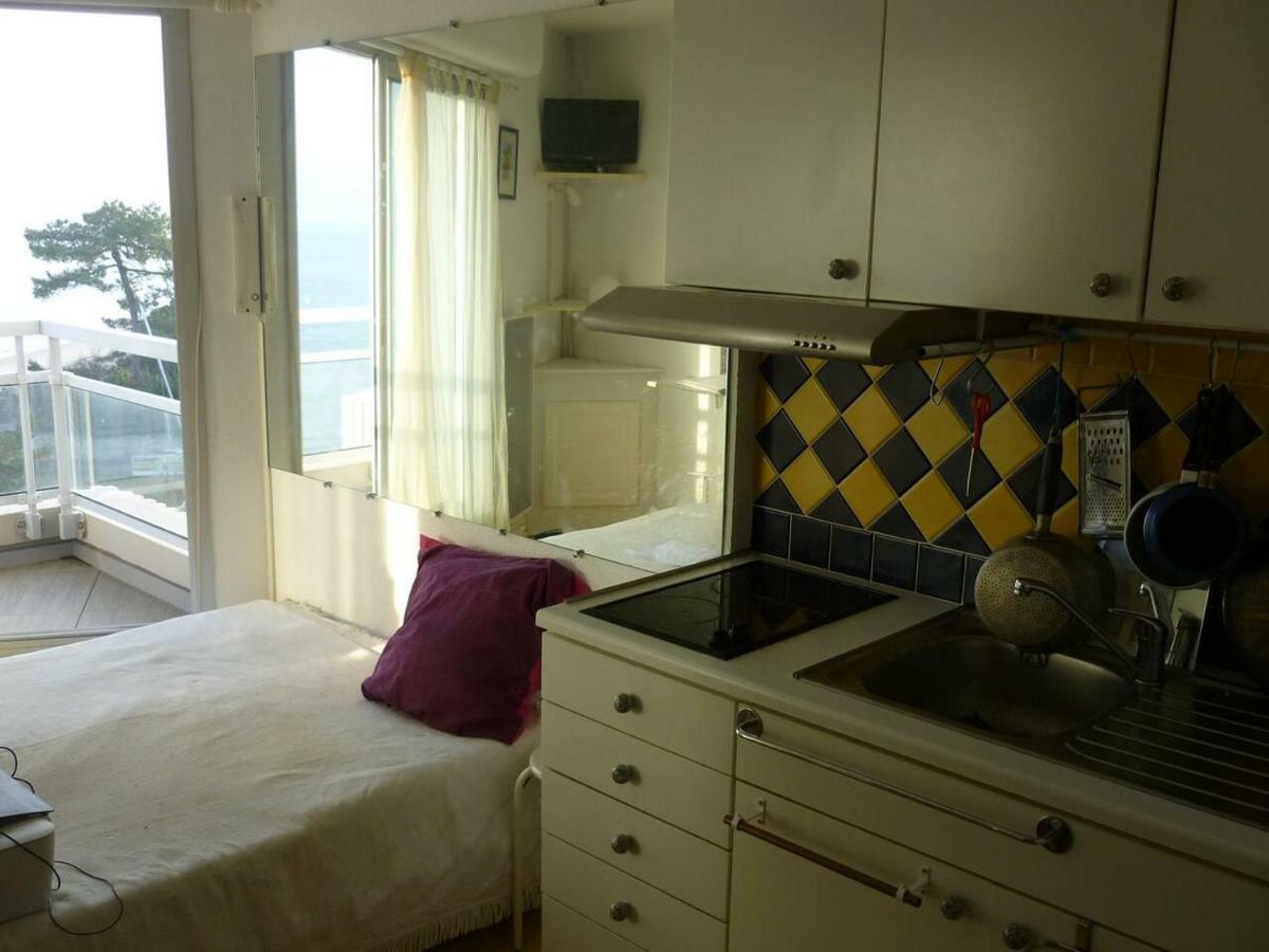 Studio avec balcon sur plage Pereire Pleine vue mer Arcachon Exterior foto